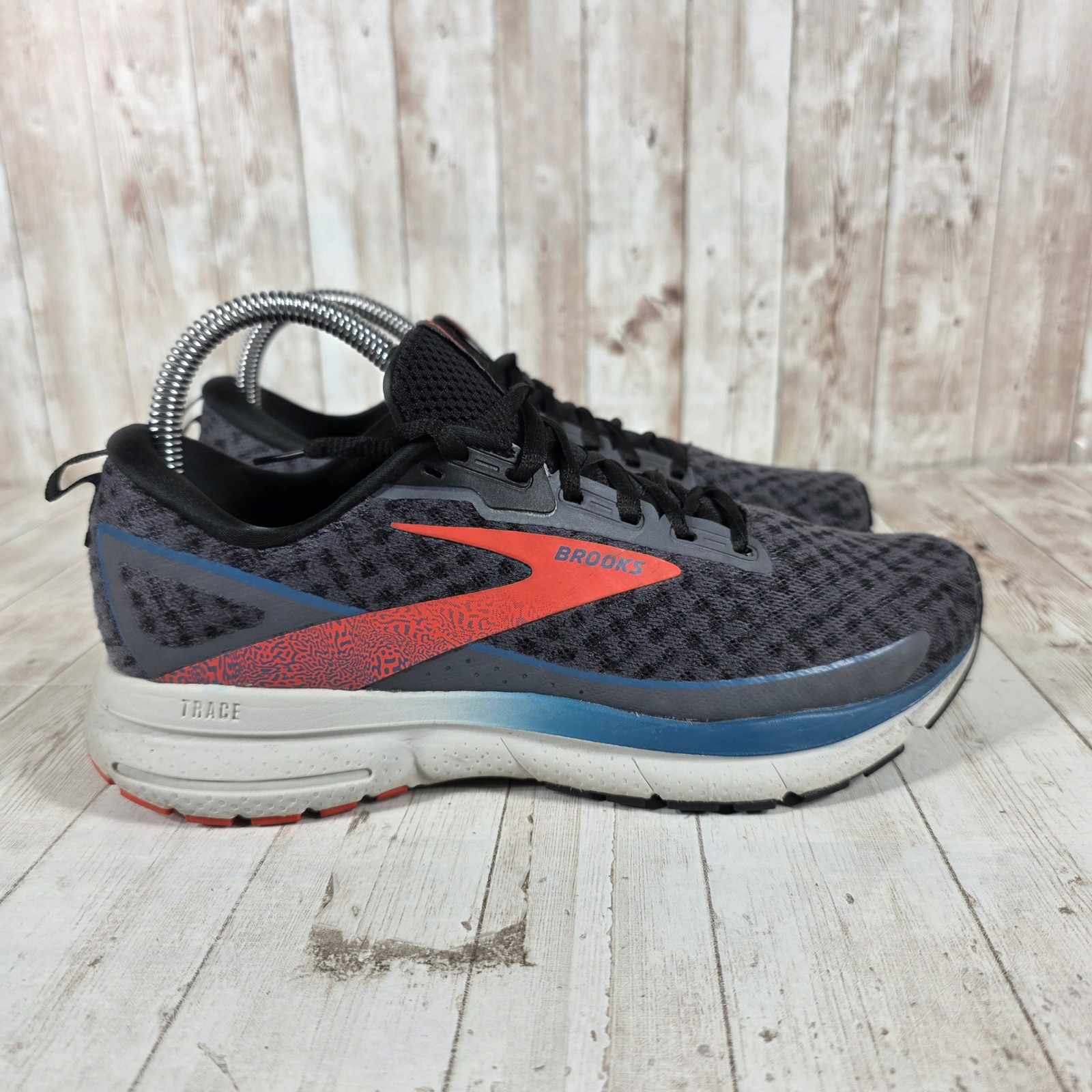 Brooks Trace 3 Womens Running Shoes Black Grey Red 1104121d071 Size 7 Medium D